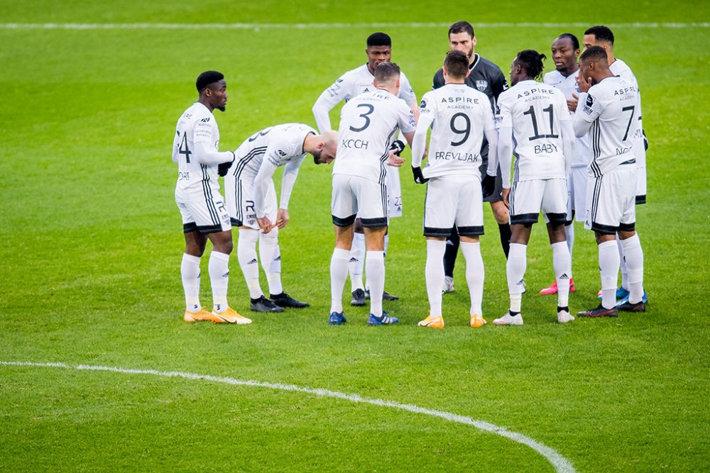 AS-Spieler bei ihrem letzten Spiel gegen den KV Mechelen (Bild: Jasper Jacobs/Belga)