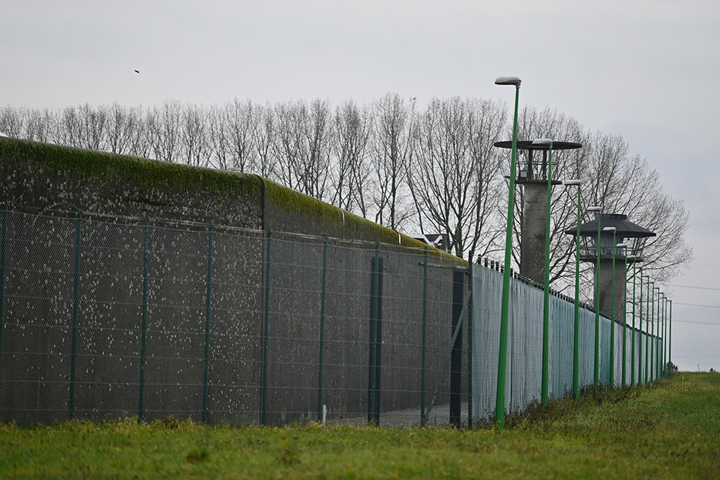 Das Gefängnis von Lantin, in dem Stéphane Moreau seit dem 22. Januar in U-Haft sitzt (Bild: Eric Lalmand/Belga)