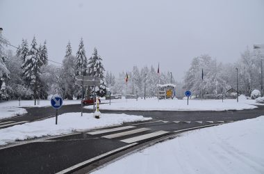 Kreisverkehr in Losheimergraben (Bild: Chantal Scheuren/BRF)