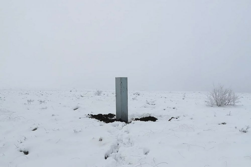 Monolith auf dem Hohen Venn