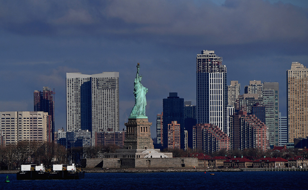 Die Freiheitsstatue in New York (Bild: Angela Weiss/AFP)