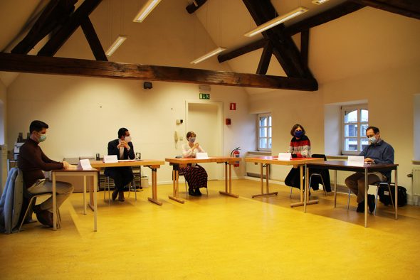 Pressekonferenz zum Impfstart in der Deutschsprachigen Gemeinschaft (Bild: Chantal Scheuren/BRF)