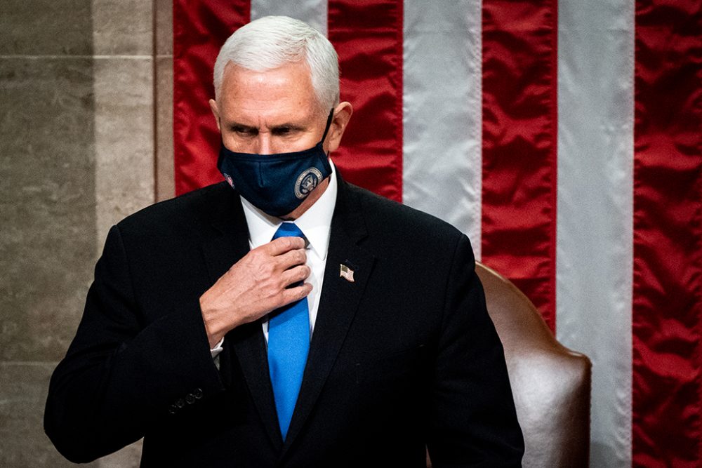 Vizepräsident Mike Pence im Kongress (Bild: Erin Schaff/AFP)