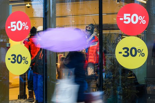 Winterschlussverkauf in Brüssel 2020 (Bild: Laurie Dieffembacq/Belga)