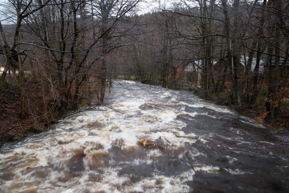 Hochwasserwarnung für die Weser (Bild: Julien Claessen/BRF)