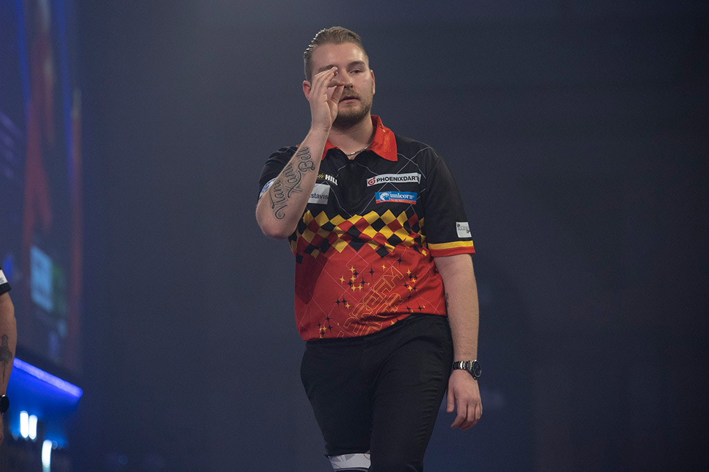 Dimitri Van den Bergh ist im Achtelfinale der Darts-WM ausgeschieden