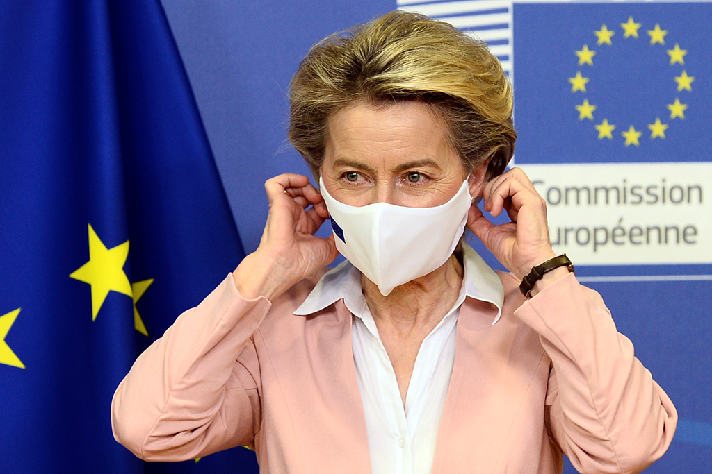 EU-Kommissionspräsidentin Ursula von der Leyen (Bild: Johanna Geron/Pool/AFP)