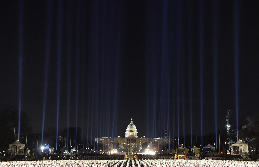 Washington vor der Inauguration von Joe Biden