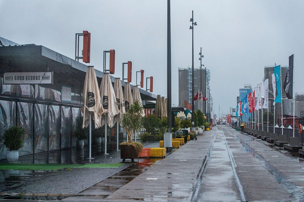 Kneipenviertel Wynyard Quarter in Auckland am 15. Februar (Bild: David Rowland/AFP)