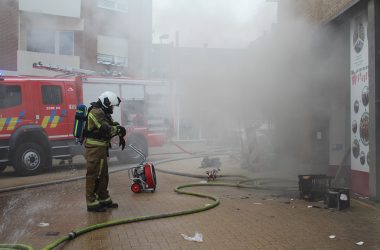 Eupen: Brand in der Hostert (Bild: Sarah Dederichs/BRF)