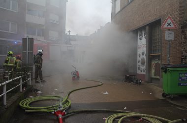 Eupen: Brand in der Hostert (Bild: Sarah Dederichs/BRF)