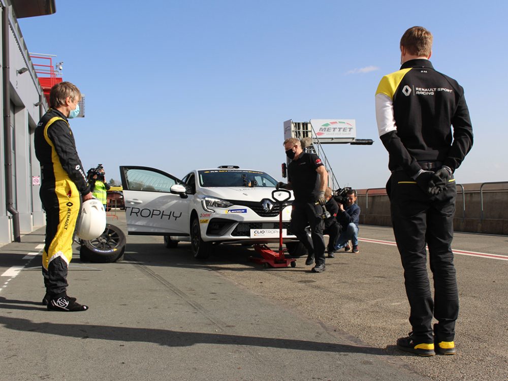 Renault Belux stellt die Clio Trophy Belgium vor (Bild: Katrin Margraff/BRF)