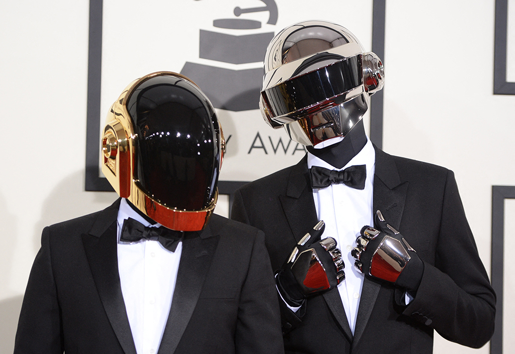 Daft Punk bei der Verleihung der Grammy Awards 2014 (Bild: Robyn Beck/AFP)