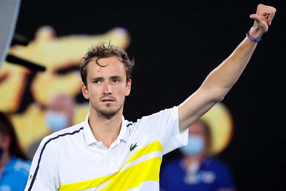 Medwedew im Finale der Australian Open (Bild: David Gray/AFP)