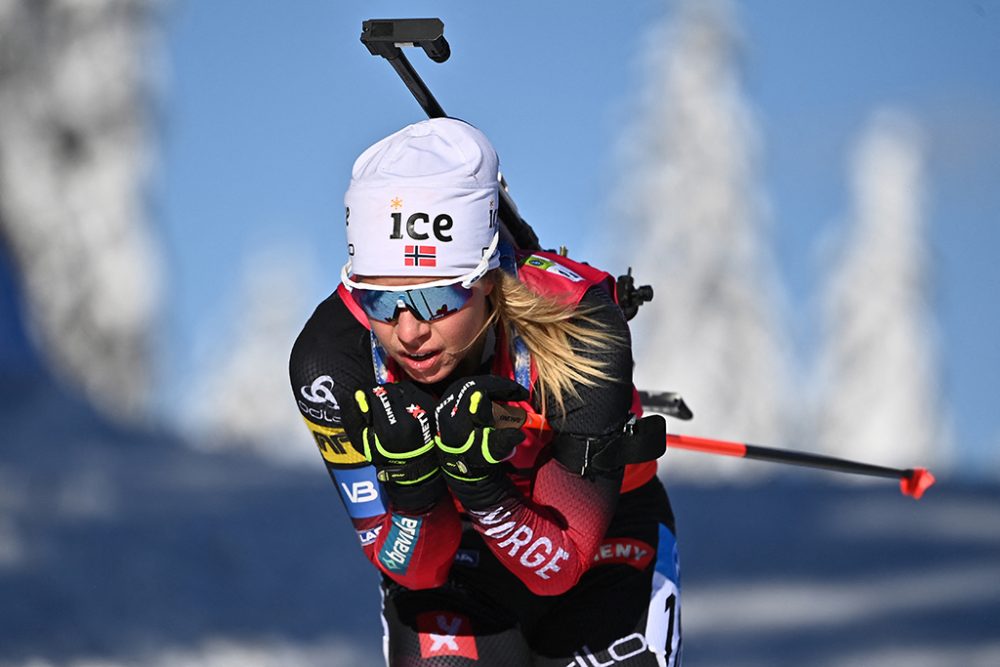 Biathlon: Tiril Eckhoff überzeugt im Sprint in Pokljuka (Bild: Joe Klamar/AFP)