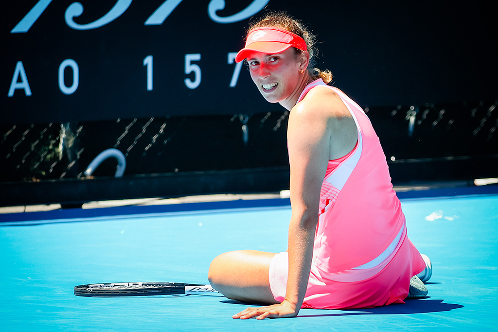 Elise Mertens bei den Australian Open (Bild: Patrick Hamilton/Belga)