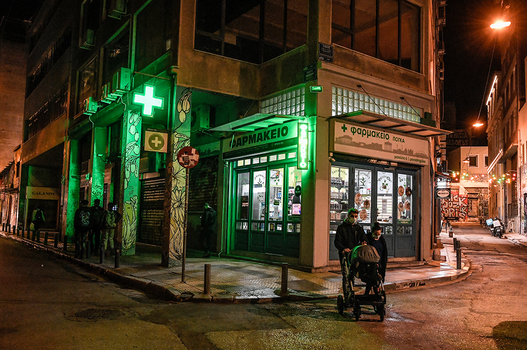 Erneuter Lockdown in Athen wurde beschlossen (Bild: Louisa Gouliamaki/AFP)