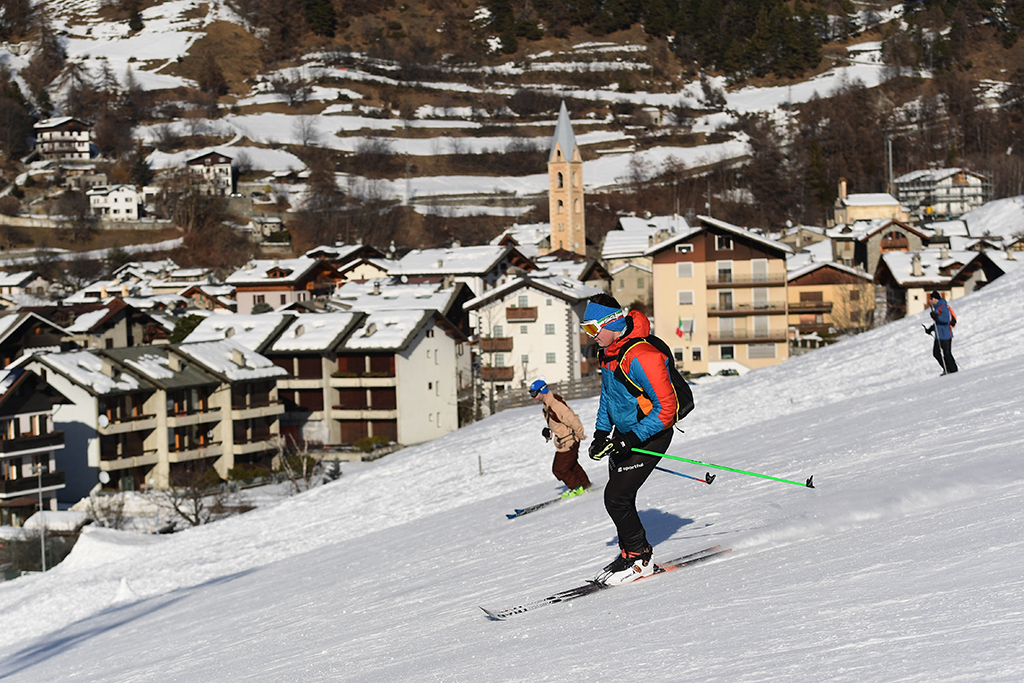 Skifahren in den italienischen Alpen (Bild: Miguel Medina/AFP)
