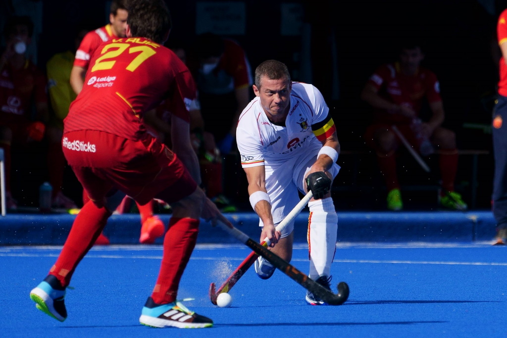 John-John Dohmen beim Spiel Spanien-Belgien