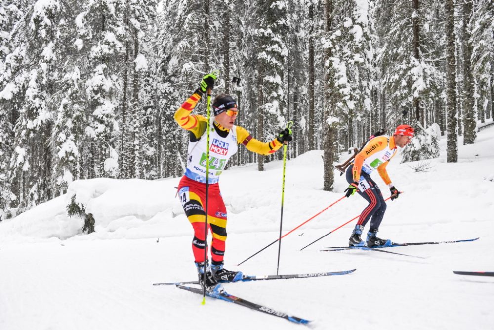 Thierry Langer bei der Mixed-Staffel der Biathlon-WM in Pokljuka (Bild: Kevin Voigt)