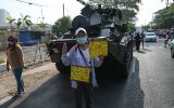 Proteste in Myanmar (Bild: Ye Aung Thu/AFP)