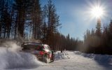 Thierry Neuville/Martijn Wydaeghe bei der Arctic Rallye Finnland (Bild: Fabien Dufour/Hyundai Motorsport)