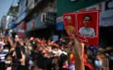 Proteste-gegen-Militaerputsch-in-Myanmar (Bild: Ye Aung Thu/AFP)