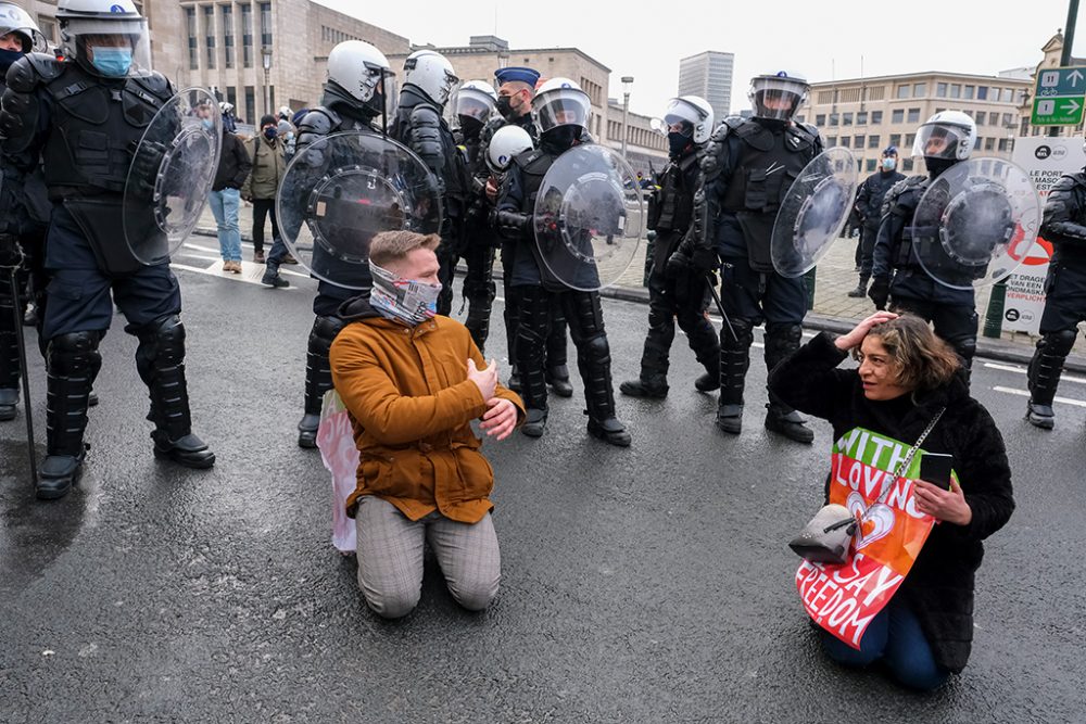 Proteste gegen Corona-Regeln