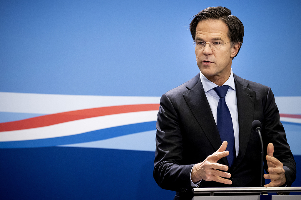 Der niederländische Premier Mark Rutte (Archivbild: Koen van Weel/AFP)