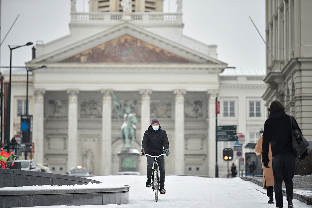 Winter in Brüssel (Bild: John Thys/AFP)