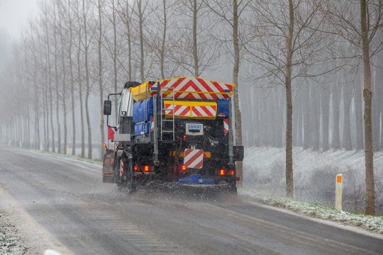 Streufahzeug in Flandern