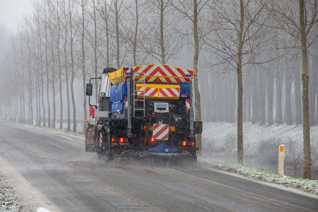 Streufahzeug in Flandern