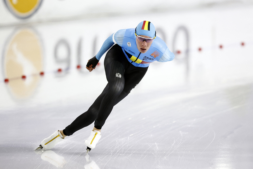 Bart Swings bei der Eisschnelllauf-WM in Heerenveen (Bild: Vincent Jannink/AFP)