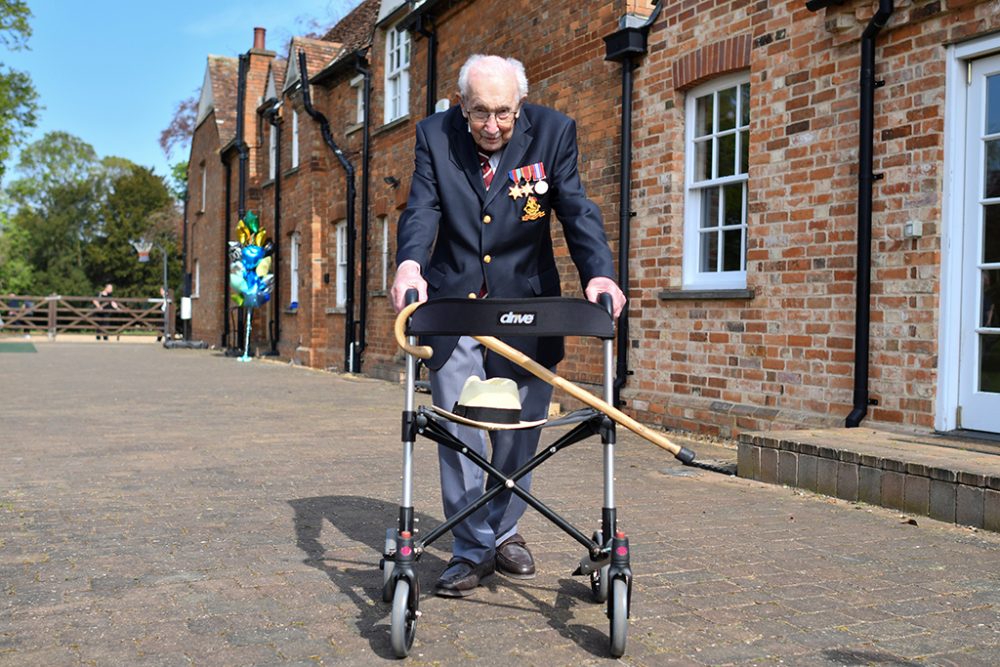 Captain Sir Tom Moore (Bild: Justin Tallis/AFP)