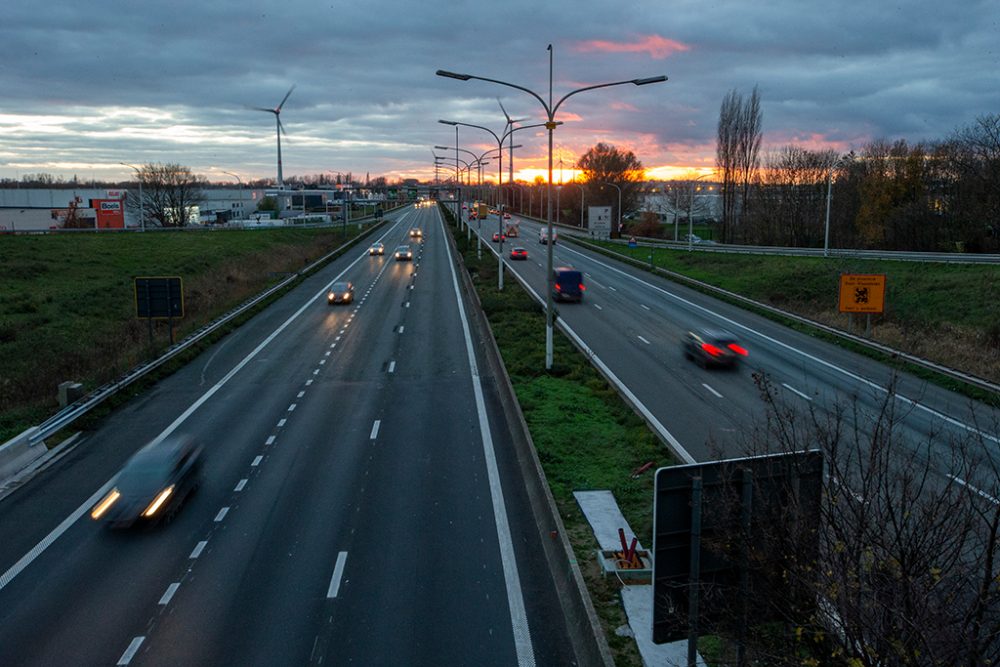 Verkehr auf der Autobahn E17