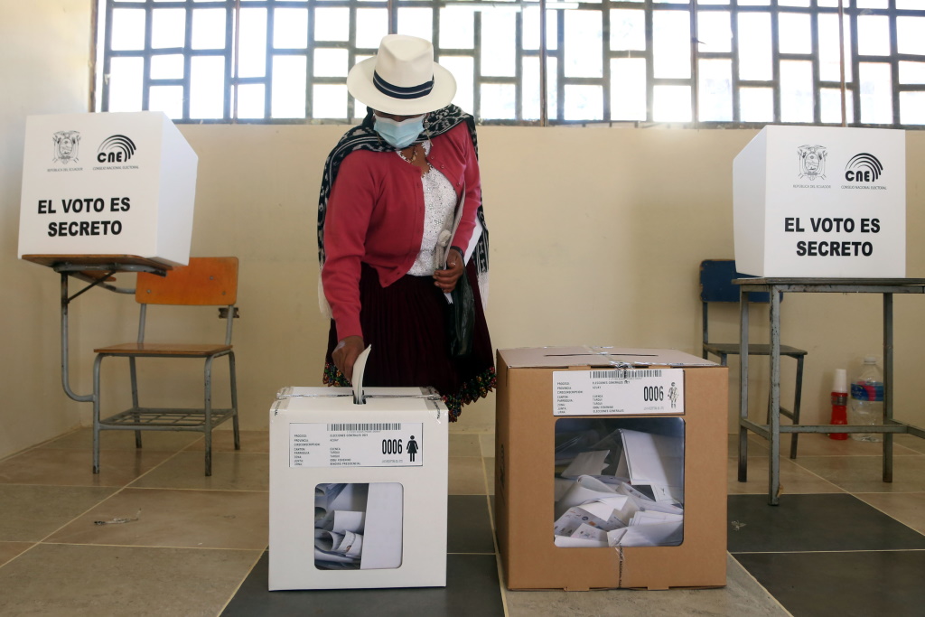 Parlamentswahl in Ecuador (Bild: Cristina Vega RHOR /AFP)