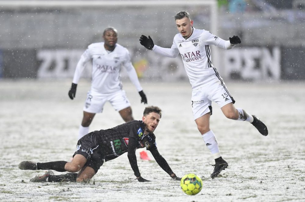 Im Achtelfinale siegte die AS Eupen mit 5:1 gegen Olympic Charleroi (Bild: John Thys/Belga)