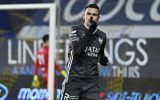 Eupen's Smail Prevljak celebrates after scoring during a soccer match between Sint-Truiden VV and KAS Eupen, Sunday 28 February 2021 in Sint-Truiden, on day 28 of the 'Jupiler Pro League' first division of the Belgian championship. BELGA PHOTO JOHAN EYCKENS