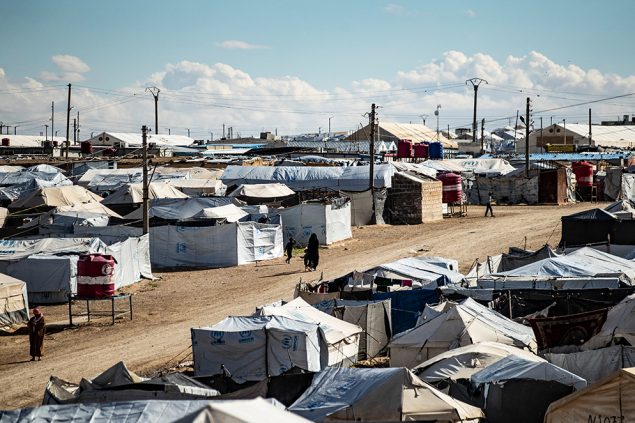 Flüchtlingslager Al-Hol im Nordosten von Syrien (Bild: Delil Souleiman/AFP)