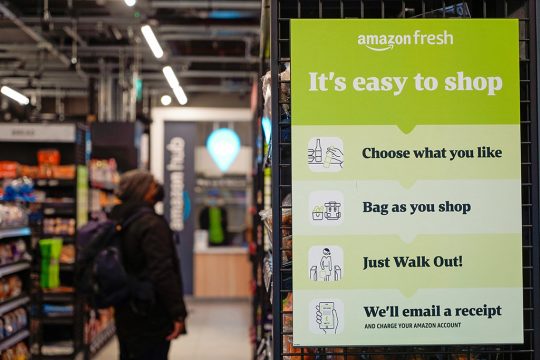 Amazon Fresh in London (Bild: Niklas Halle'n/AFP)