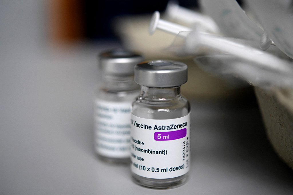 Astrazeneca-Impfstoff (Archivbild: Fred Tanneau/AFP)