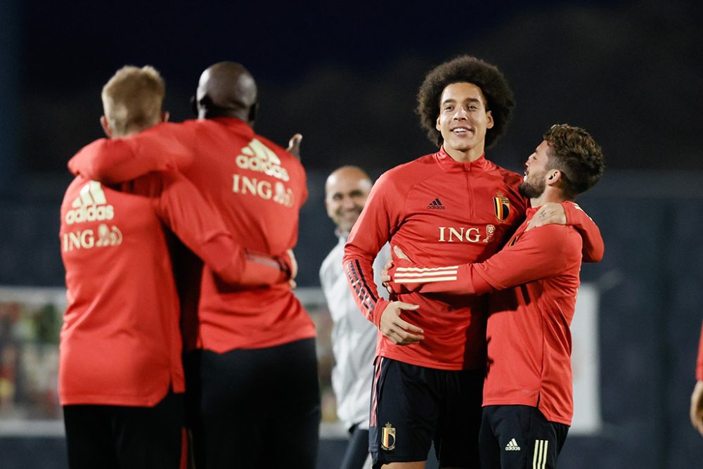 Axel Witsel bei einer Trainingssession der Roten Teufel im November 2020 (Bild: Bruno Fahy/Belga)