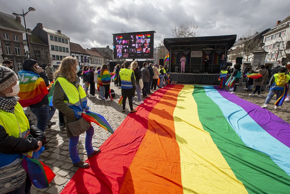 Demonstration gegen Gewalt in Beveren (Bild: Nicolas Maeterlinck/Belga)