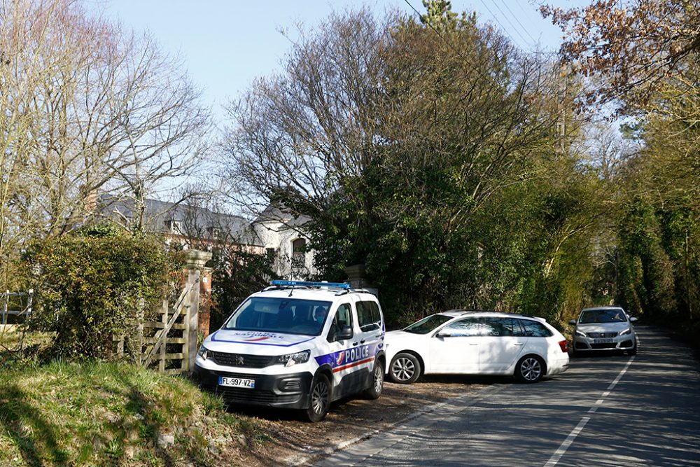 Unfalltod des Industriellen Olivier Dassault: Polizei am Unfallort (Bild: Sameer Al-Doumy/AFP)