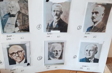 100 Jahre Kelmis: Thea Doepgen fertigt Porträts der Kelmiser Bürgermeister (Bild: Michaela Brück/BRF)