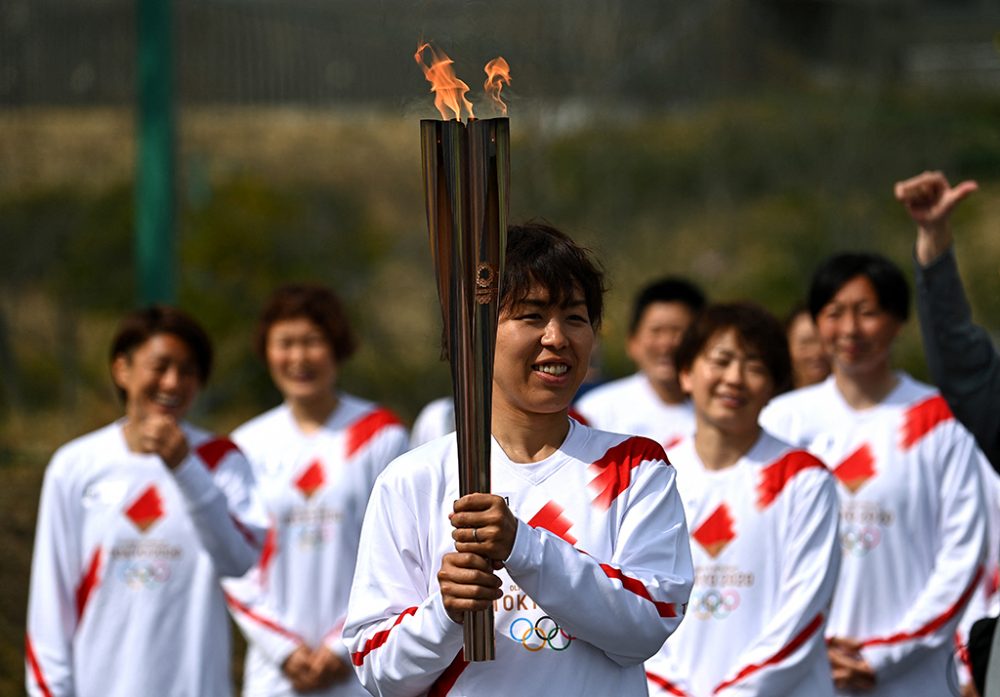 Fackellauf vor den Sommerspielen in Tokio hat begonnen