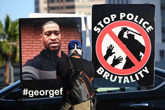 Protest zum Gedenken an George Floyd