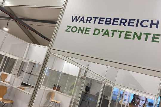 Impfzentrum Eupen (Archivbild: Julia Slot/BRF)