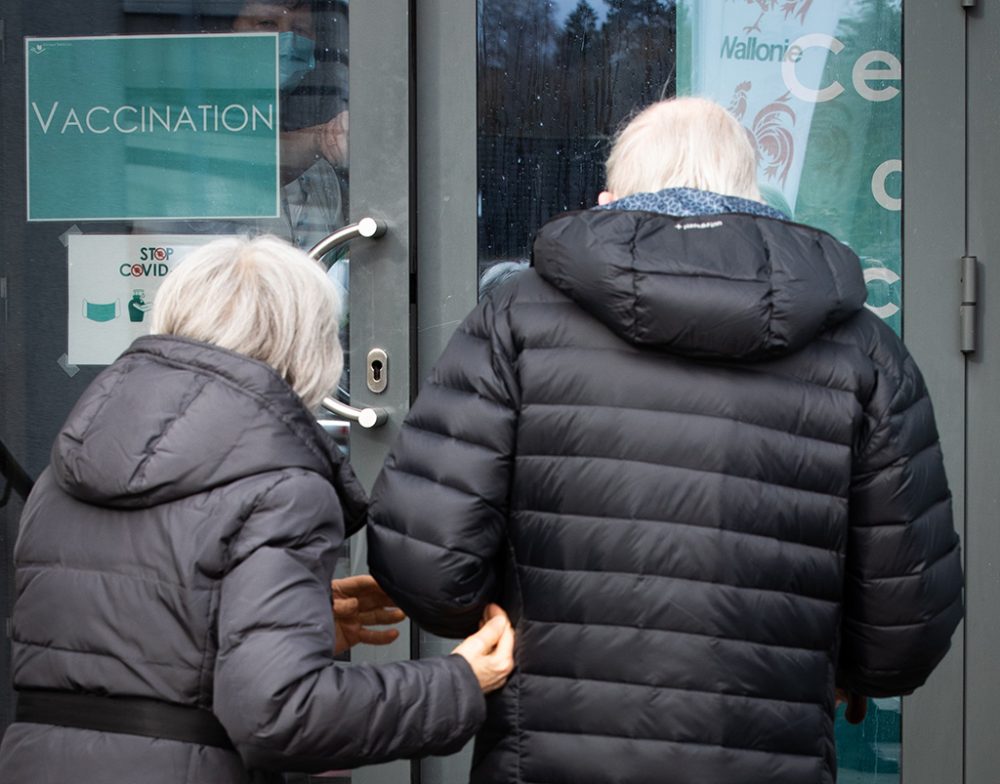 Impfzentrum in der Wallonie (Bild: Benoit Doppagne/Belga)