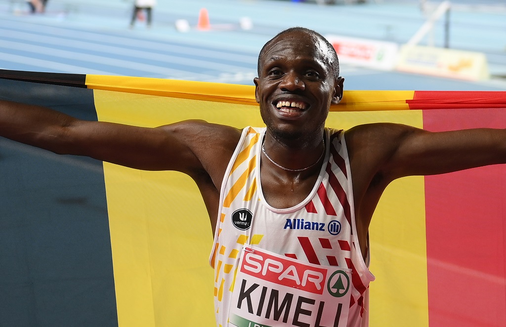 Isaac Kimeli besorgte Belgien mit Silber über 3000 Meter die fünfte Medaille bei der Hallen-WM (Bild: Jasper Jacobs/Belga)